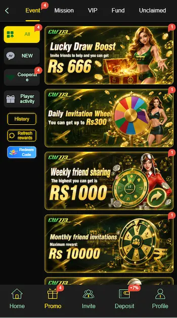 CW773 Game Bonuses